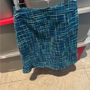 Blue Tweed Women's Skirt p45